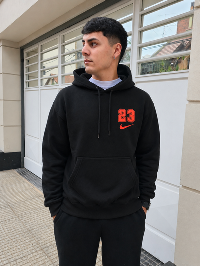 Buzo jordan 23 frizado negro