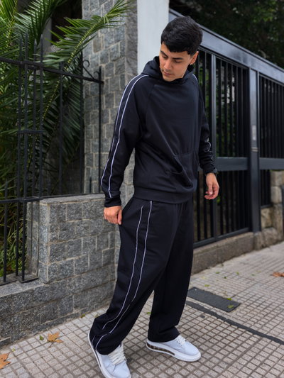 Pantalon baggy de soft frizado