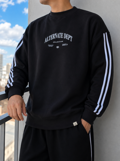 Buzo oversize cuello redondo premium