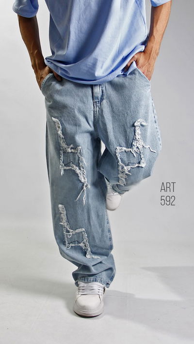 PANTALON JEAN BAGGY Art 592