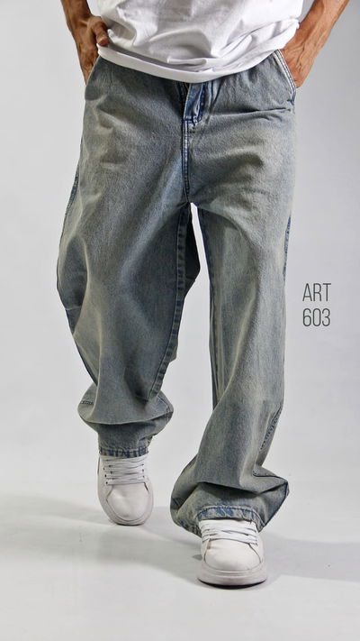PANTALON JEAN BAGGY Art 603