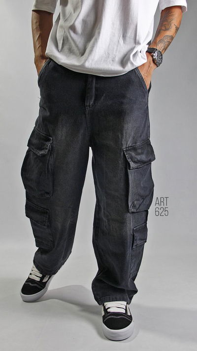 PANTALON JEAN BAGGY MULTICARGO Art 625