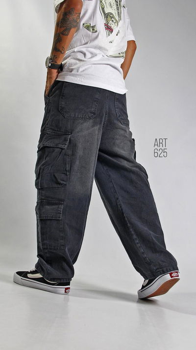 Pantalon Jean baggy Cuatricargo Art 654