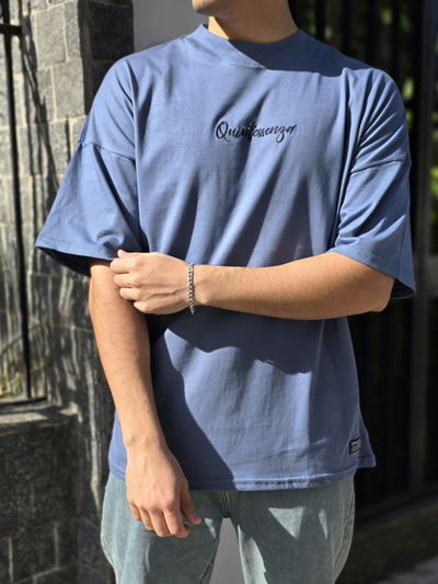 Remera diseño Quintessenzal azul (XL) 