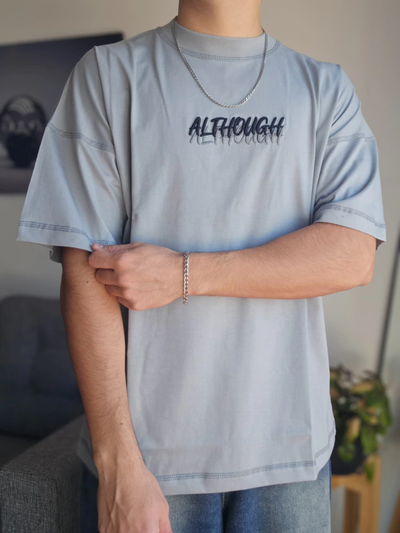 REMERA OVERSIZE DOBLE BORDADO