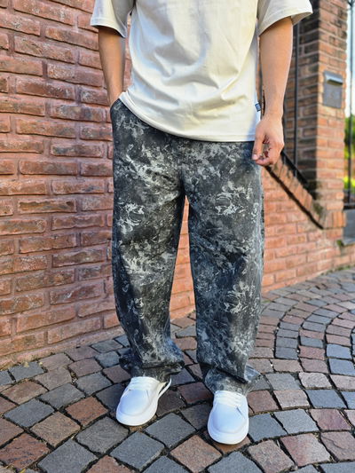 Baggy Jean camuflado oscuro