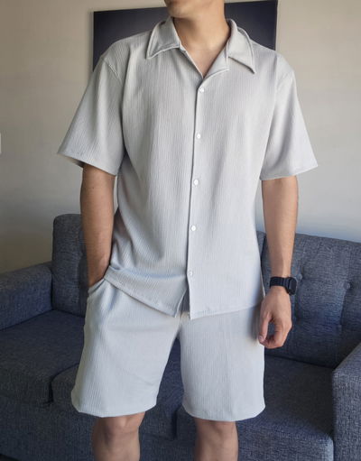 Conjunto Hawai gris