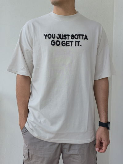 Remera bordado 3D premium