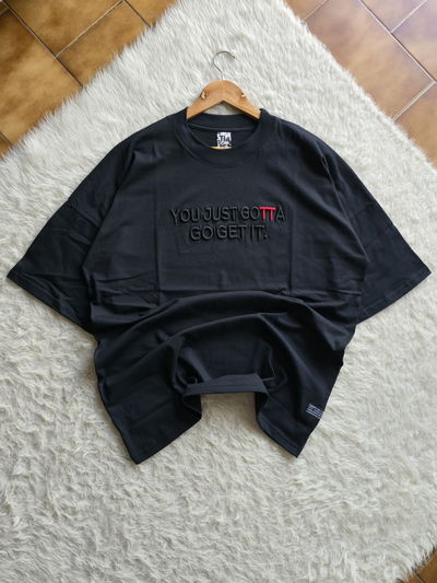 Remera bordado 3D premium