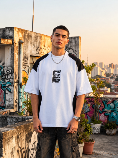 🔥Remera oversize combinada #3
