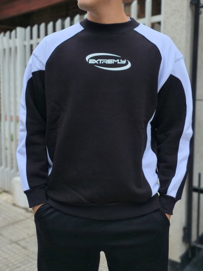 Buzo cuello redondo frisado extremy ( LIQUIDACIÓN XXL)