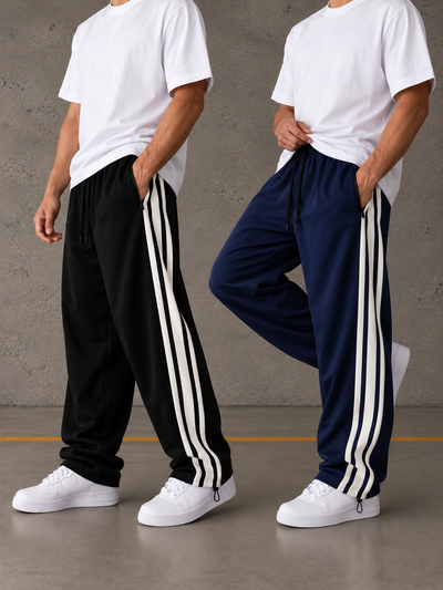 🔥Combo x2 pantalones con franja premium