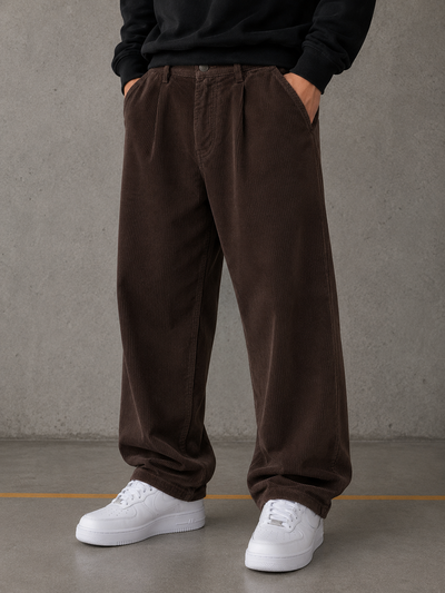 🔥Pantalon Baggy corderoy