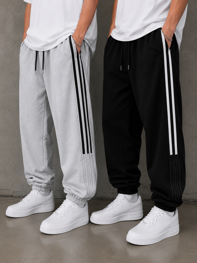 🔥Combo x2 pantalónes rústico doble stripe