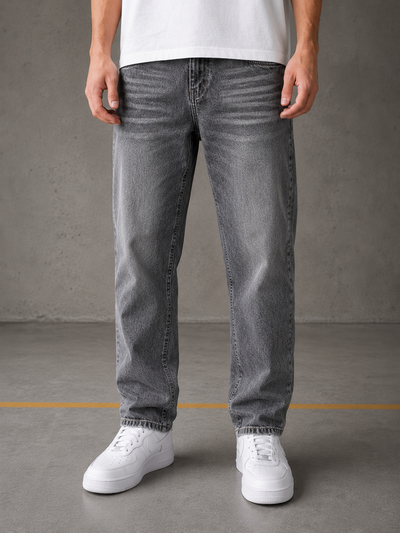 Jean Mom gris 743