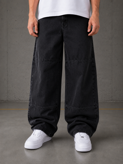 🔥Jean Baggy gris localizado  694