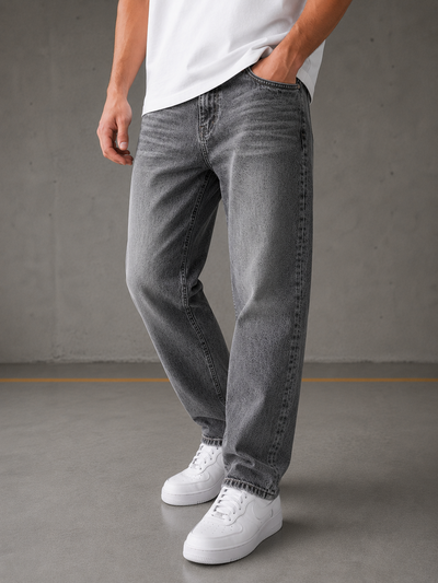 Jean Mom gris 743