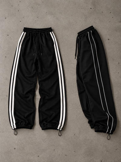 🔥Combo x2 Pantalones doble tira y franja premium
