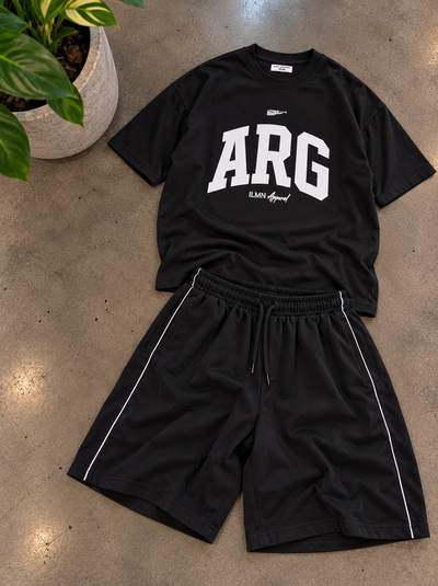 🔥Combo Remera Arg + Short doble tira premium