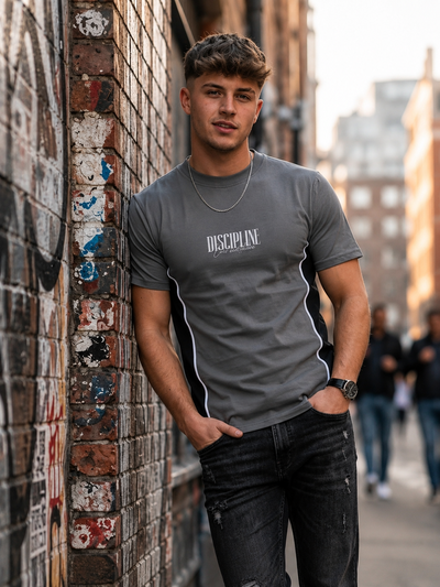 🔥Remera Discipline combinada premium
