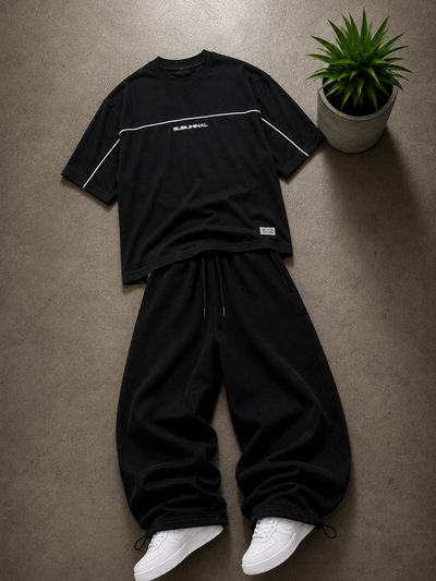 🔥Combo #9 Remera Subliminal + Baggy rústico