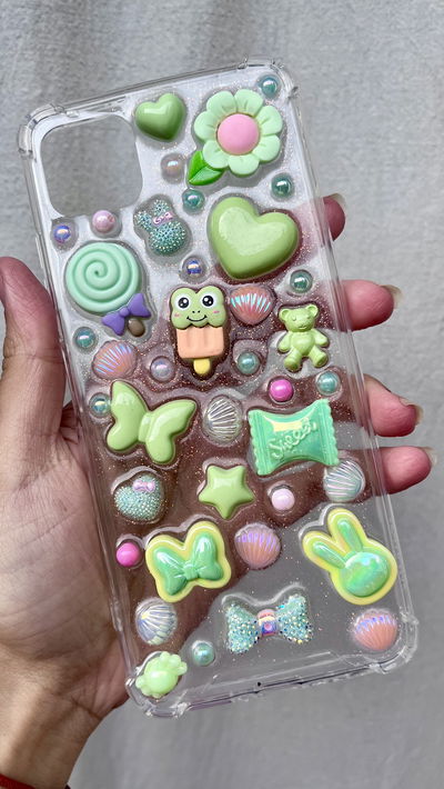Funda con charms - Diseño Aqua