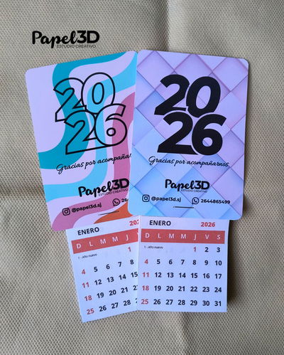 Calendario Imantado Mignon 2026 Personalizado