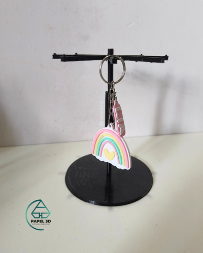 Porta llavero giratorio