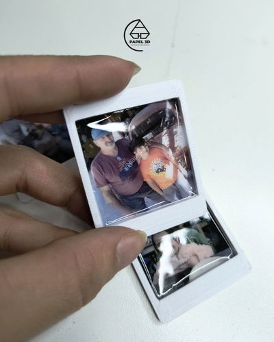 Imán polaroid con foto