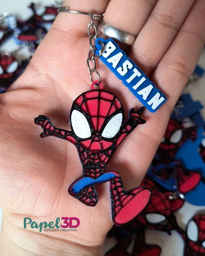 Llavero 3D spiderman
