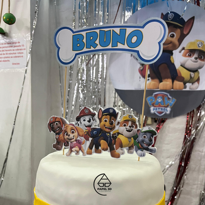 Topper de torta simple