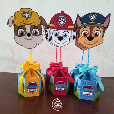 Centro de mesa octogonal 