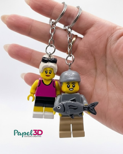 Llaveros 3D muñecos LEGO