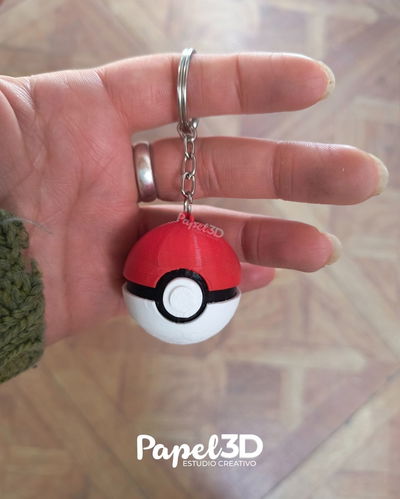 Llavero Anime Pokemon - Pokebola Clasica