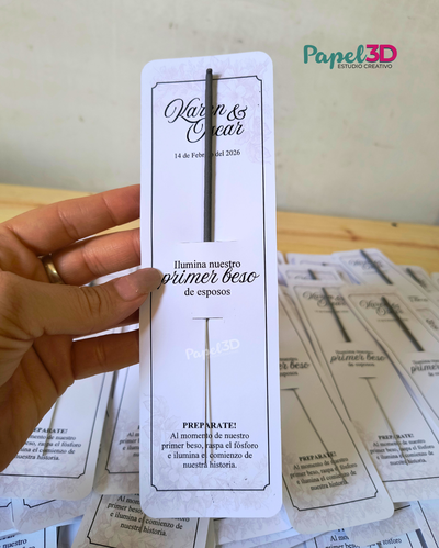 Tarjeta estrellita bengala personalizada