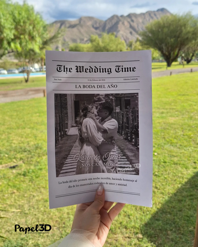 Pack 30 - Periódico de Boda / Diario de Evento