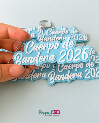 Llavero cuerpo de Bandera 2026