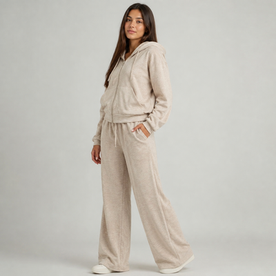 Conjunto Deportivo Mujer Buzo y Pantalón Oversize