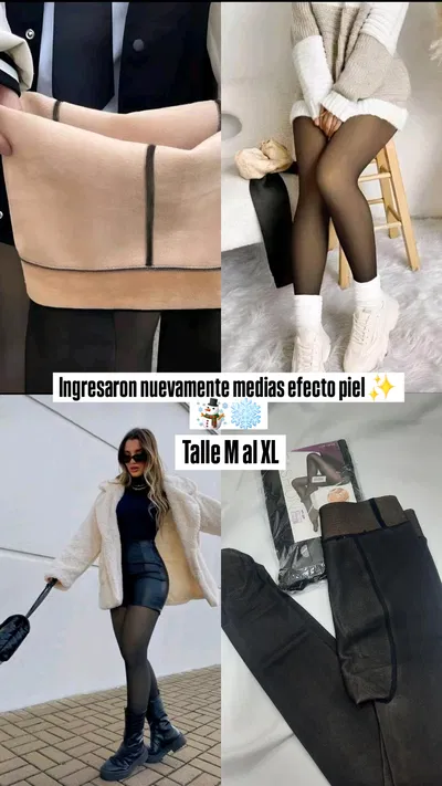 Medias efecto piel☃️❄️