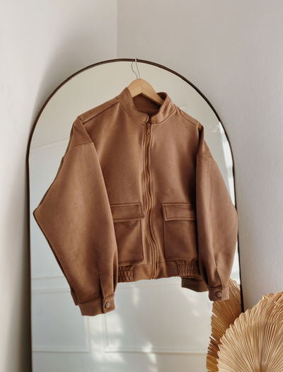 Bomber gamuzada