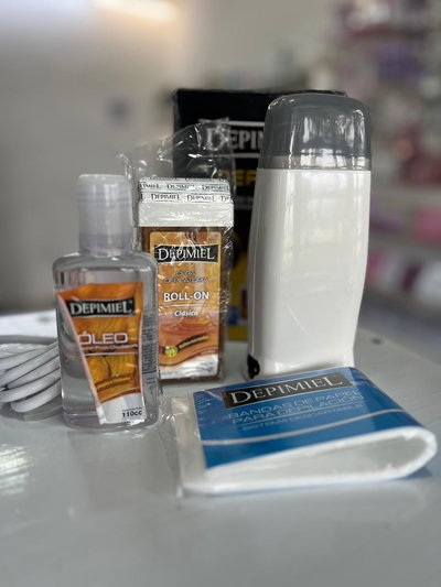 DEPIMIEL - Kit De Depilación Sistema Descartable Roll On