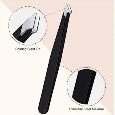 Pinza Para Depilar Cejas Bozo Vello Acero Inox Mely X1