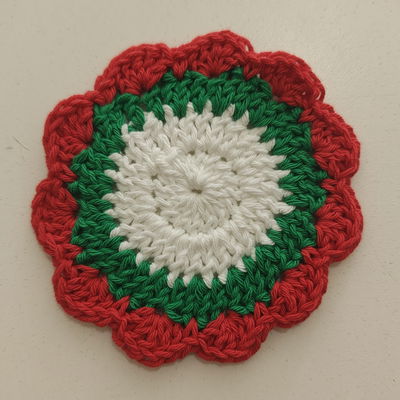 Posa vasos / Posa Velas Navidad modelo Mandala