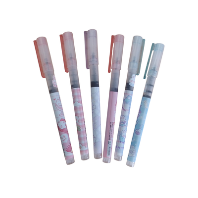 Lapiceras Microfibras Punta Transparente