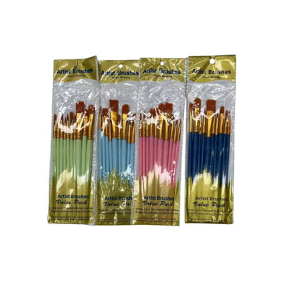 SET x 10 Pinceles Surtidos