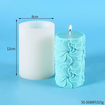 Molde Silicona - Tubo Flores - Cod1088