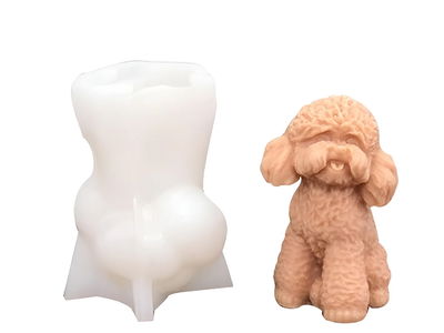 Molde Silicona - Caniche Cuerpo 3D - Cod1099