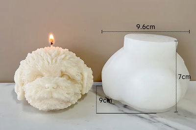 Molde Silicona - Cabeza Caniche - Cod1097