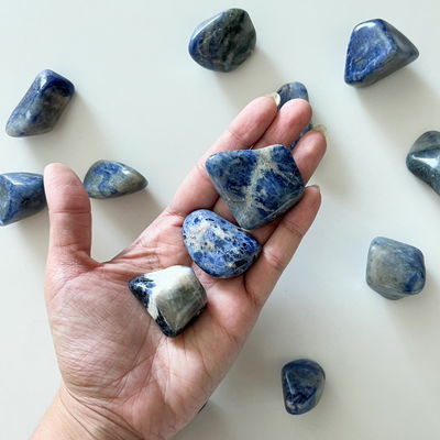 Piedra Rolada Sodalita 50g aprox