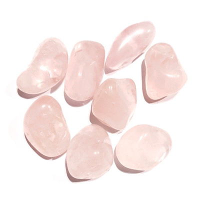 Piedra Rolada Cuarzo Rosa 50g aprox